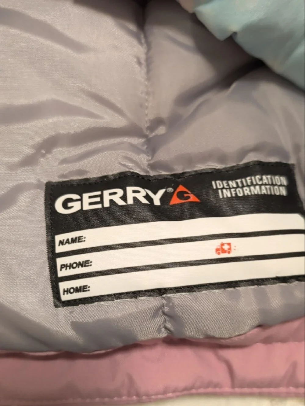 Gerry Girls Light Purple And Gray Winter Coat